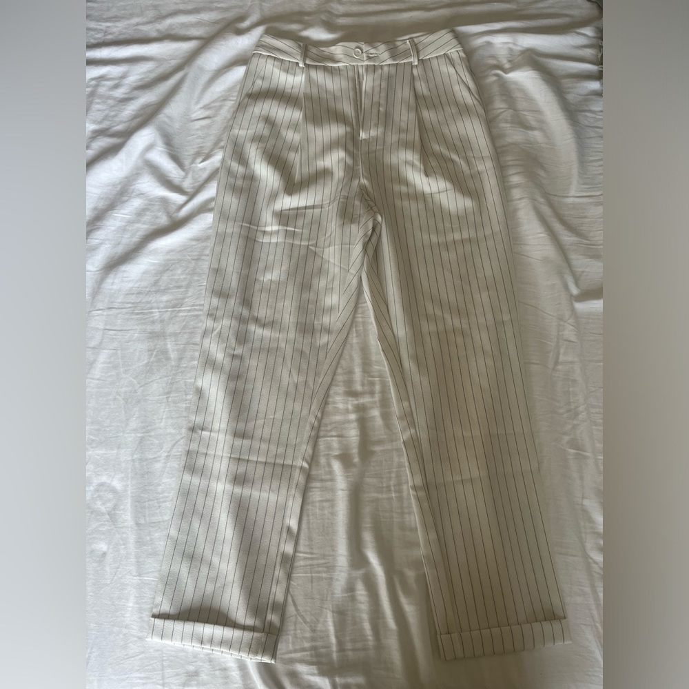 Pinstripe Trousers